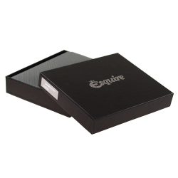 Esquire Lederwaren Verpackung mit Logo Schwarz