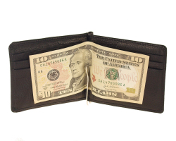 Esquire Dollarclip Sportivo 2564-58 Schwarz, Geldbeutel