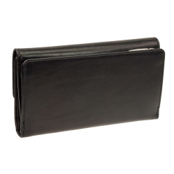 Esquire, große Damen Geldbörse HELENA 1261-50 Schwarz RFID