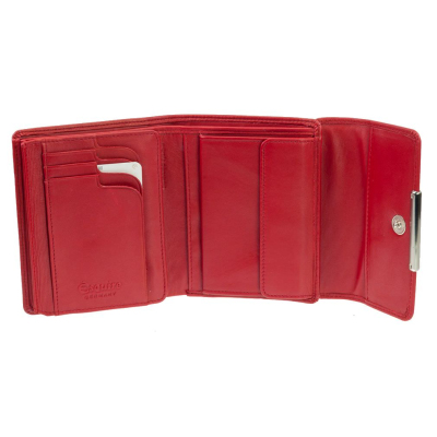 Esquire Damen Geldbörse HELENA 1220-50 Rot Leder RFID Schutz