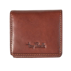 Coin Wallet, TONY PEROTTI Vegetale Münzbörse TE/KG/351 Braun