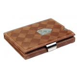 Exentri Wallet EX027 Sand Chess Geldbörse Kartenetui aus Leder. Mit RFID Schutz!
