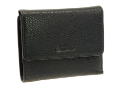 Esquire Damengeldbörse aus Leder, Serie Primavera 1278-05 Schwarz