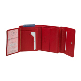 Esquire Damen Geldbörse aus Leder, Serie Primavera 1278-05 Rot
