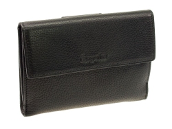 Esquire Damengeldbörse aus Leder, Serie Primavera 1281-05 Schwarz