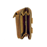 Greenburry Vintage Gürteltasche mit Handyfach Leder 1818B-25 Telefonfach
