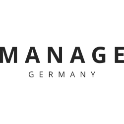 Wiener Schachtel von Manage Winner 44004-1 Schwarz Geldbörse Leder
