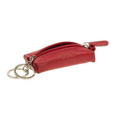 Esquire Duo Damen Leder Schlüsseletui 3379-59 Rot Schlüsseltasche