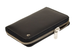 Esquire RFID Black Reißverschluss Geldbörse RFID Schutz und Card-Safe GO 0956