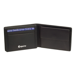 Esquire RFID Black kleine Geldbörse RFID Schutz  GO...