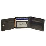 kleine Geldbörse, Tony Perotti Green Vegetale TE/BF/3705 Schwarz RFID Schutz