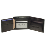 Geldbörse, TONY PEROTTI Vegetale TE/BF/3620 Schwarz RFID Schutz Geldtasche