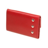 rotes Schlüsseletui Schlüsseltasche mit Haken Esquire New Silk Leder 3970-02 Rot