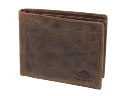 Greenburry Vintage Leder schlanke Geldbörse RFID...