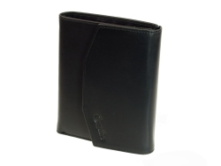 Esquire Silk Damenbörse Schwarz Portemonnaie Leder Geldbörse Geldbeutel Wallet