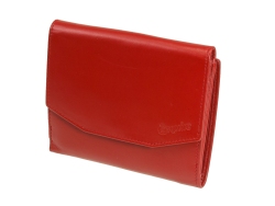 Esquire New Silk kleine Damengeldbörse Rot Leder Portemonnaie Geldbeutel Wallet