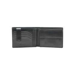 Scheintasche Esquire New Silk Schwarz Geldbörse Geldbeutel Portemonnaie Wallet