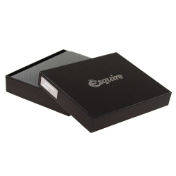 Schlüsseletui mit Kartenfach / Minigeldbörse Esquire New Silk Leder Schwarz