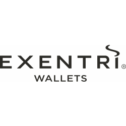 Exentri Wallet BLACK CUBE Kreditkartenetui Geldbörse Leder Schwarz RFID Schutz