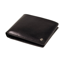 Kreditkartenetui Esquire Toscana Geldbörse ohne Münzfach Schwarz Leder Wallet