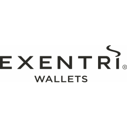 Damen Exentri Wallet Purple Kreditkartenetui Geldbörse Leder Lila RFID Schutz