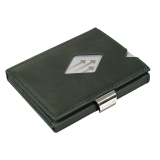 Exentri Wallet Emerald Green Kreditkartenetui Geldbörse Leder Grün RFID Schutz