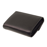 Geldbörse Esquire Comfort 1227-28 Schwarz Leder Easy Handling Portemonnaie