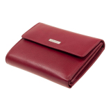Geldbörse mit Überschlag Esquire Comfort 1227-28 Rot Leder Damen Portemonnaie