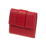 kleine Damengeldbörse Maitre kirschrot Dalene  rot Mini Portemonnaie Leder RFID