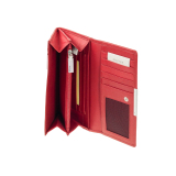 große Damen Geldbörse Diedburg Maitre belg Rot RFID Schutz Leder Portemonnaie