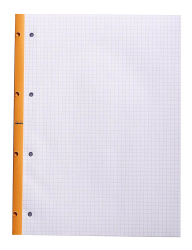 Rhodia Block kariert DIN A4 80 Blätter Clairefontaine weißes Papier perforiert