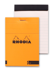 Rhodia Block liniert 8,5*12 cm 70 Blätter elfenbeinfarbenes Clairefontaine