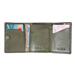 Slim Wallet Mini Geldbörse mit Münzfach Tony Perotti...