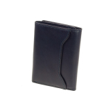 Minigeldbörse ohne Münzfach Geldbeutel klein Tony Perotti Vegetale RFID Blau