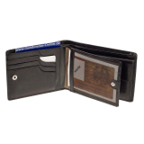 Esquire Toscana Geldbörse 2244-48 Schwarz Scheintasche Leder Portemonnaie
