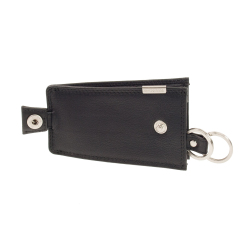 Schlüsselglocke Schlüsseletui Bodenschatz Kings Nappa 8-661-001 Schwarz Leder
