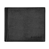 Davidoff Brieftasche Schwarz Essentials 22853 Amerik, Geldbörse kein Münzfach