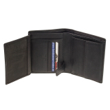 Ledergeldbörse Schwarz Hochformat Strellson Blackwall Billfold V8 RFID Schutz