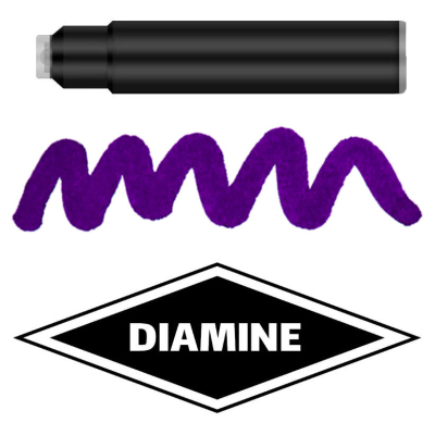 Diamine Standard Patronen Füller Füllfederhalter 4001 Tinte DIAX2 Bilberry