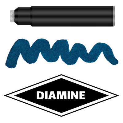 Diamine Standard Patronen Füller Füllfederhalter 4001 Tinte DIA556 Majestic Blue
