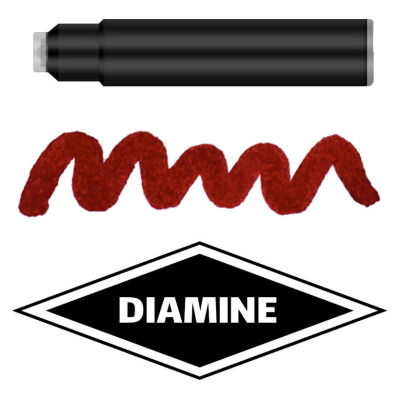 Diamine Standard Patronen Füller Füllfederhalter 4001 Tinte DIA562 Monaco Red