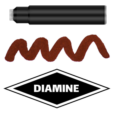 Diamine Standard Patronen Füller Füllfederhalter 4001 Tinte DIA554 Oxblood