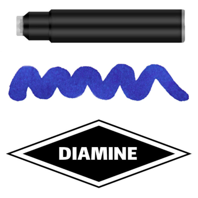 Diamine Standard Patronen Füller Füllfederhalter 4001 Tinte DIA553 Royal Blue