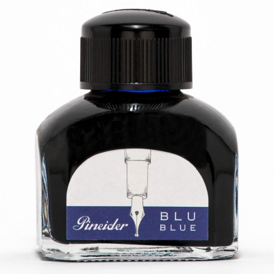 Tintenfass Pineider Blau Ink Well 8460 75ml für Füllhalter und Kalligrafie