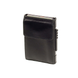 Mini Geldbörse Alubox Münzfach Picard Buddy Schwarz Cardprotector RFID Wallet