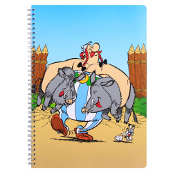 Asterix DIN A4 Spiralbuch Clairefontaine 50 Blatt liniert, Ohne Beschriftung