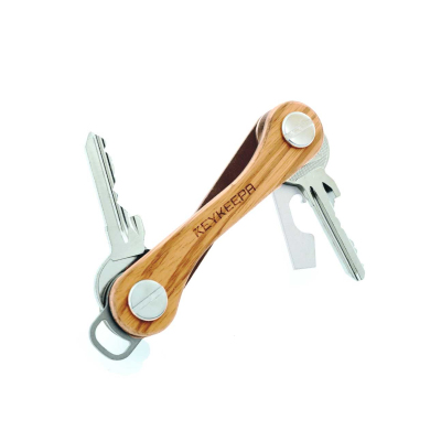 Keykeepa Schlüsselorganizer Wood Zebrano Holz  für 12 Schlüssel Schlüsseletui