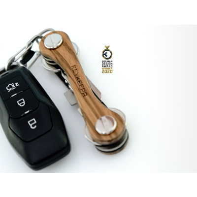 Keykeepa Schlüsselorganizer Wood Zebrano Holz für 12 Schlüssel - Geld,  34,95 €