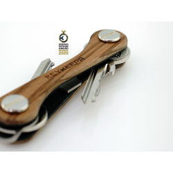 Keykeepa Schlüsselorganizer Wood Zebrano Holz...