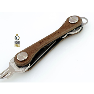 Keykeepa Schlüsselorganizer Wood Walnut Holz für 12 Schlüssel - Geldb,  34,95 €